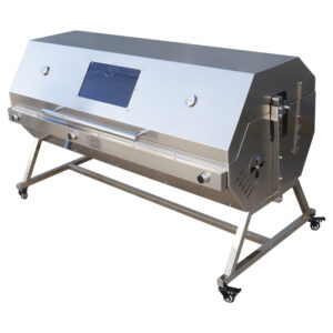 Griglia per barbecue girarrosto resistente