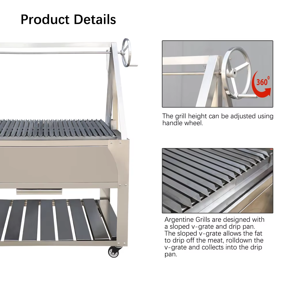 Portable Wood Fired Charcoal Grill